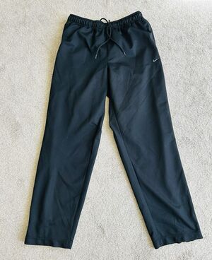 Vintage Nike Track Pants Mens X Logo Ankle Zip Pockets Swoosh Y2K